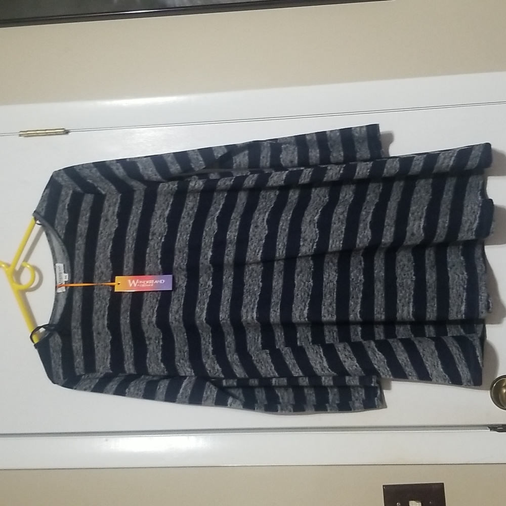 Wonderland by Orange ... Navy and Grey Dress